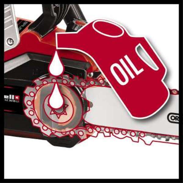 Akumulatorska lančana testera, bez baterije i punjača GE-LC 36/35 Li-Solo Einhell - Slika 3