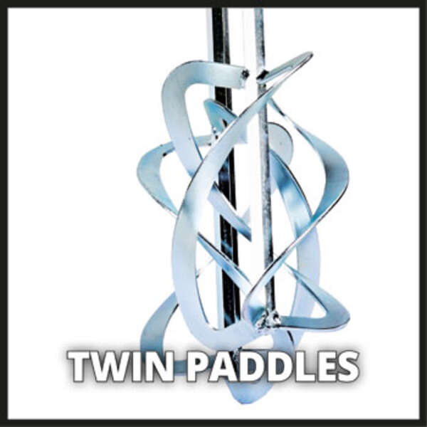 Mešač za boju i malter TE-MX 1600-2 CE Twin Einhell - Slika 6