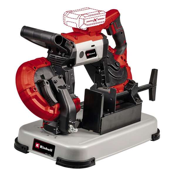 Akumulatorska stacionarna trakasta testera TE-MB 18/127 U Li solo Einhell - Slika 1