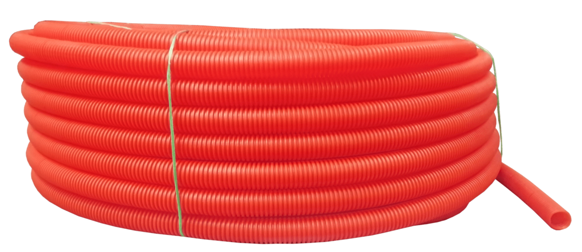 Elektroinstalaciono rebrasto crevo 22/15 750N crveno - Slika 1