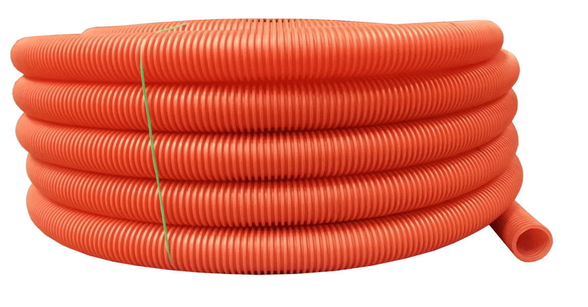 Elektroinstalaciono rebrasto crevo 40/32 125N narandžasto - Slika 1