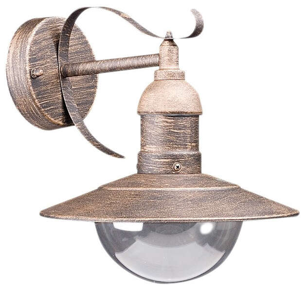 Fenjer zidna lampa Imperial 1xE27 IP44 Antik-Zlatna - Slika 1