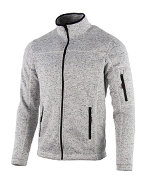 Flis jakna DYNAMIC ženska, siva - Slika 1