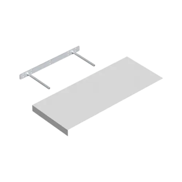 FS 60/24 Samonoseća polica 59,5x23,5 cm bela - Slika 1
