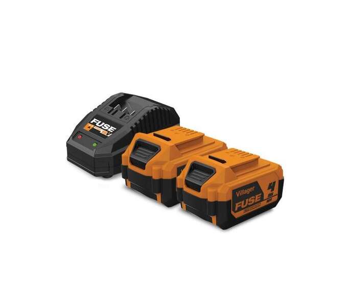 Set baterija 2 x 4.0Ah + punjač 4,5A FUSE 18V - Slika 1