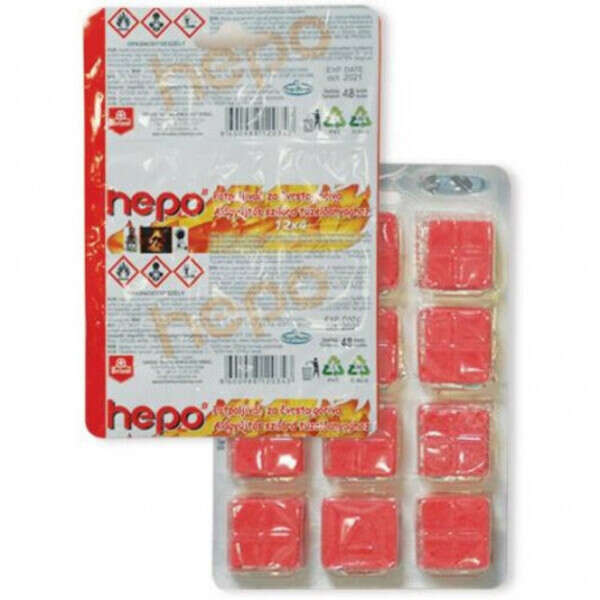 Hepo kocke za potpaljivanje vatre 12x4kom. - Slika 1