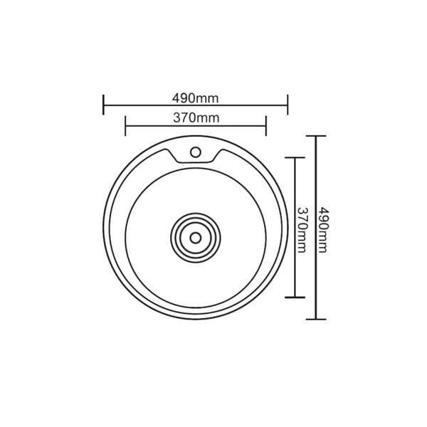 Sudopera ICC inox 4949 HROM - Slika 2