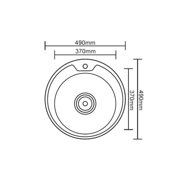 Sudopera ICC inox 4949UA dekor - Slika 2