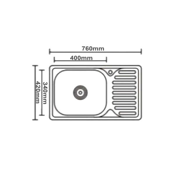 Sudopera ICC inox 7642R - Slika 2