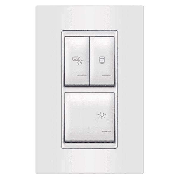 Indikator kupatila 3x16A 250V vertikalni Experience - Slika 1