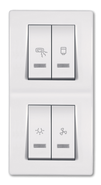 Indikator vertikalni 2x10/2x16A 250V Mode - Slika 1