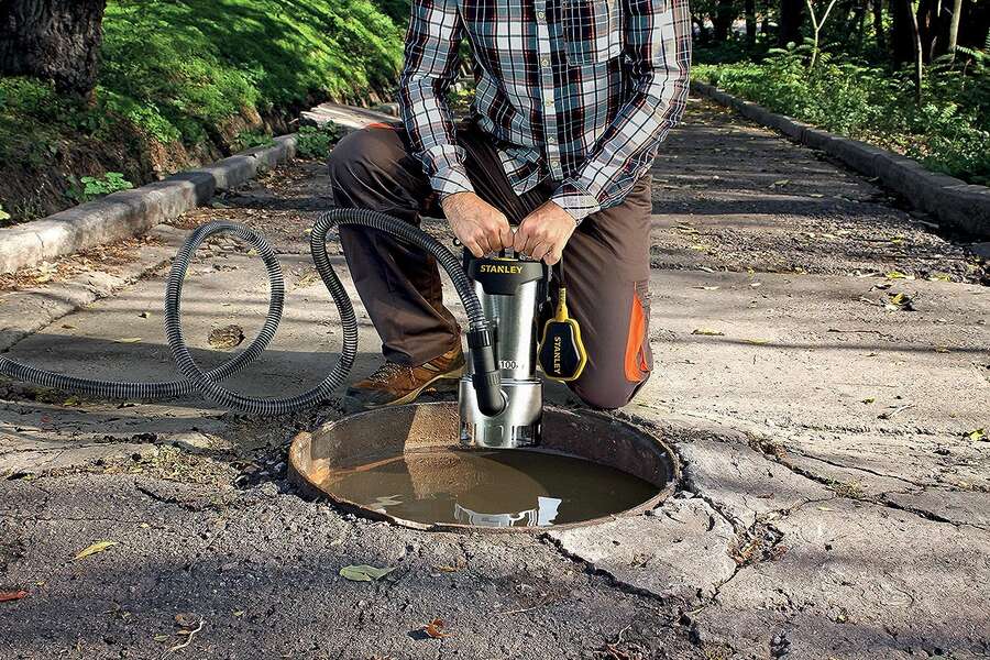 Inox potopna pumpa za prljavu vodu, 1100W Stanley - Slika 3