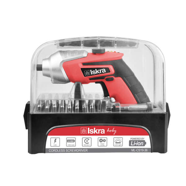 Akumulatorski odvijač sa nastavcima ISKRA - Slika 1