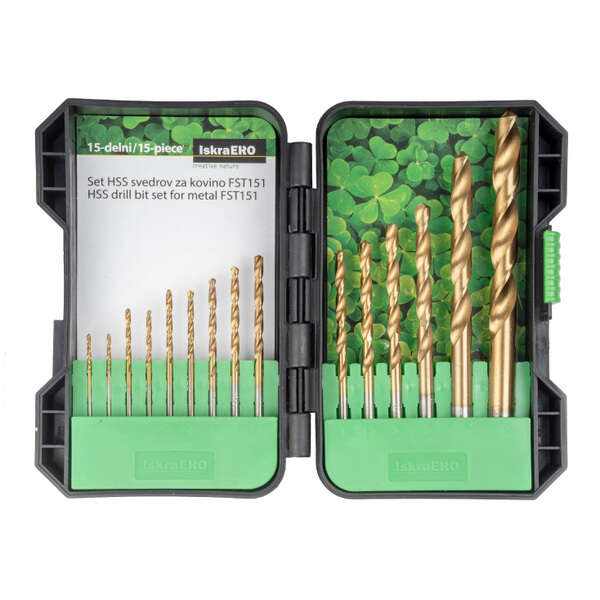 Burgije za metal 15 kom. ISKRA - Slika 1