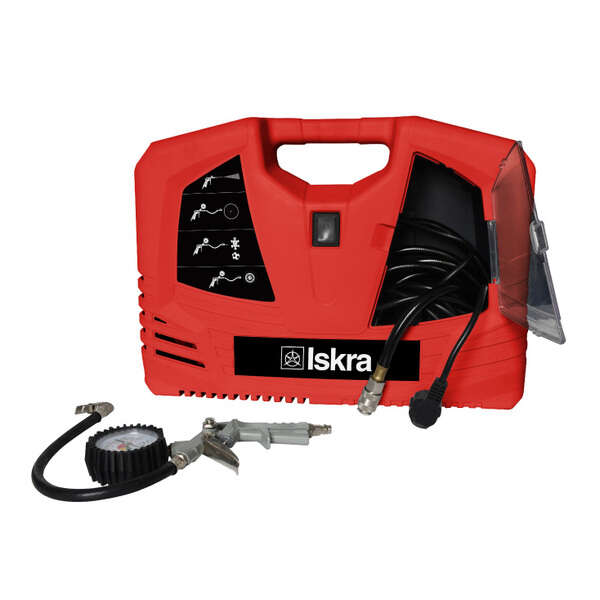 Prenosni kompresor 1100W 8 bara ISKRA - Slika 1