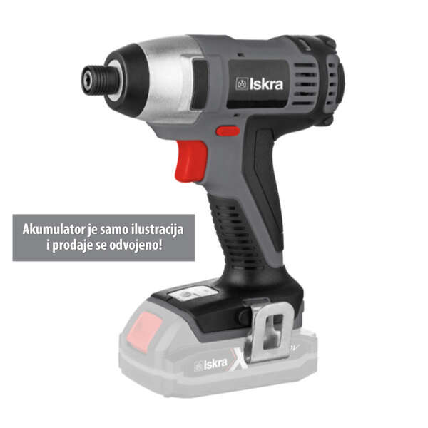 Akumulatorski udarni odvijač 20V ISKRA X-CROSS - Slika 1