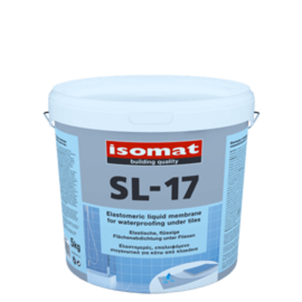 ISOMAT SL-17 Elastomerna tečna membrana za hidroizolaciju ispod pločica 5kg - Slika 1