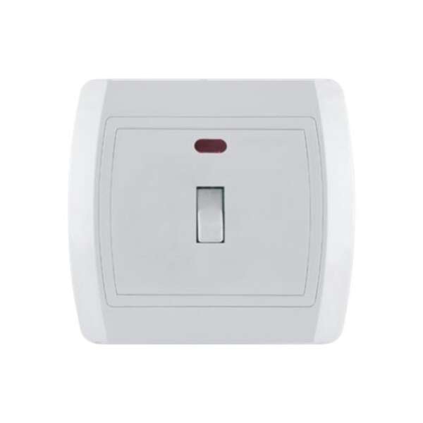 Jednopolna sklopka sa sig.sij. 16AX/250V, keramika Status - Slika 1