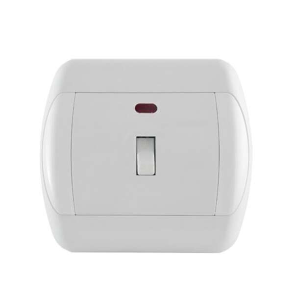 Jednopolna sklopka sa sig.sij. 16AX/250V, keramika Royal - Slika 1