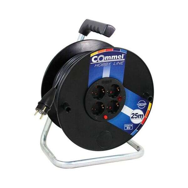 Kabl sa motalicom PVC bubanj 230mm monofazni 25m - Slika 1