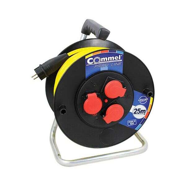 Kabl sa motalicom PVC bubanj 280mm monofazni 25m - Slika 1