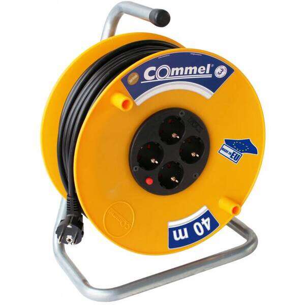 Kabl sa motalicom PVC bubanj 280mm monofazni 40m - Slika 1