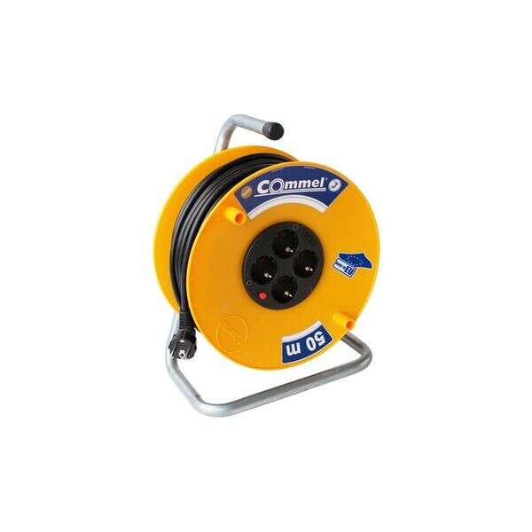 Kabl sa motalicom PVC bubanj 280mm monofazni 50m - Slika 1