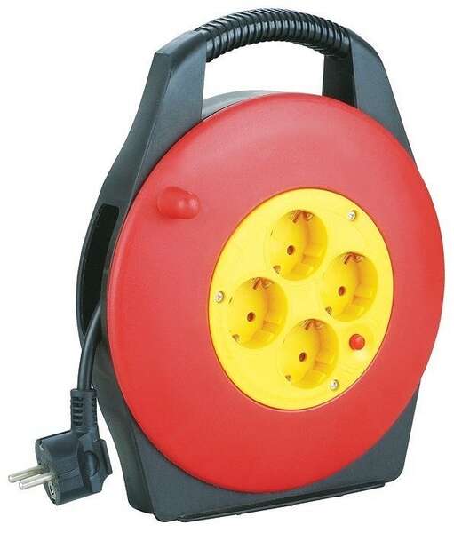 Kablovska motalica sa 4 utičnice 3x1.5, 10m Entac - Slika 1