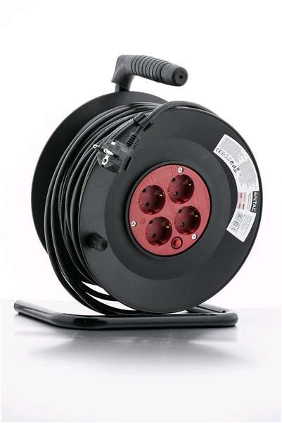 Kablovska motalica sa 4 utičnice 3x1.5, 50m Entac - Slika 1