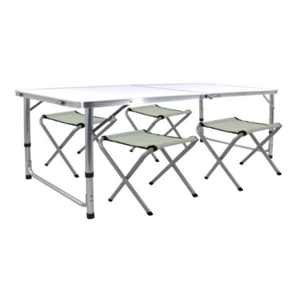Kamp set sklopivi (sto i 4 stolice) - Slika 1
