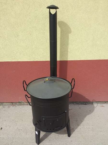 Kazan za mast i čvarke - oranija i ložište 30L - Slika 2