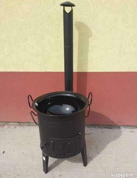 Kazan za mast i čvarke - oranija i ložište 30L - Slika 4