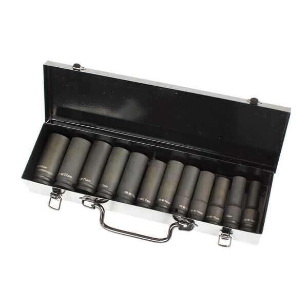 Ključ nasadni 1/2" duboki kovani set 12 kom - Slika 1