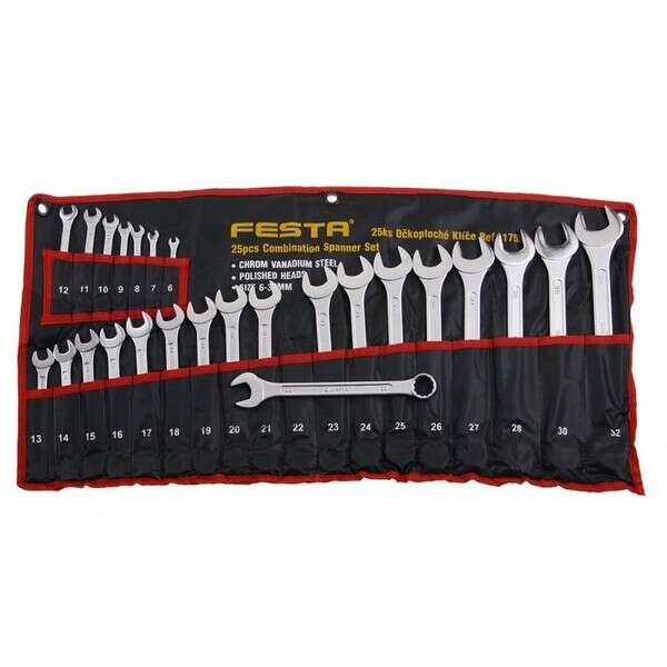Ključevi kombinovani komplet 6-32mm FESTA - Slika 1
