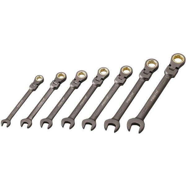 Ključevi zglobni sa račnom 10-19mm FESTA - Slika 1