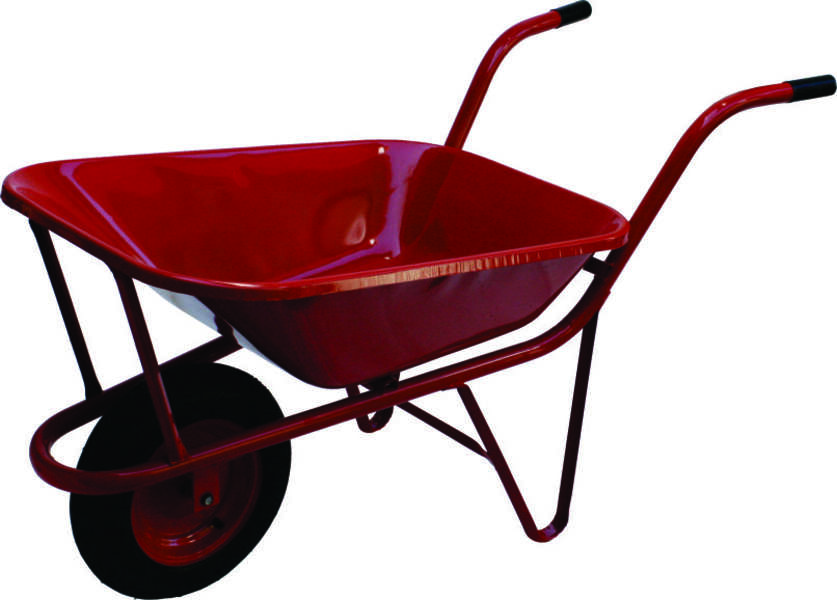 Kolica građevinska - tip B crvena - Slika 1