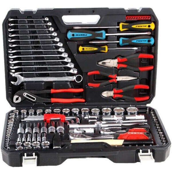 Komplet alata u koferu PROFI 122kom. FESTA - Slika 1