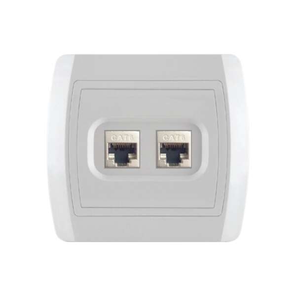 Komunikaciona priključnica RJ45 8/8 sa dva modula Cat6 STP Status - Slika 1