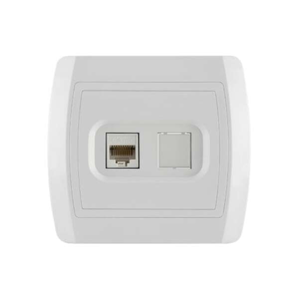 Komunikaciona priključnica RJ45 8/8 sa jednim modulom Cat6 UTP Status - Slika 1