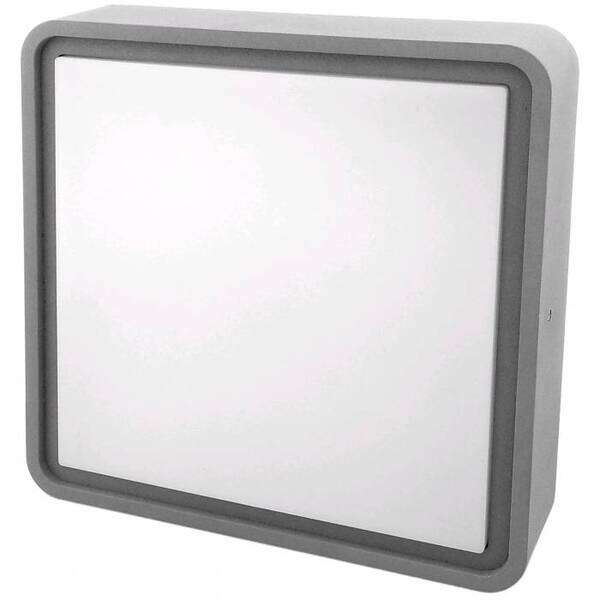 Kvadratna lampa (Merkur-S) pregrada IP54 12W 4000K siva - Slika 1