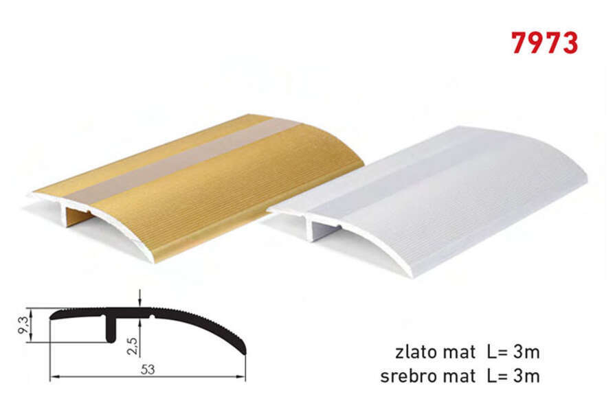 Lajsna prelazna visinska 7973 - srebrna - Slika 1