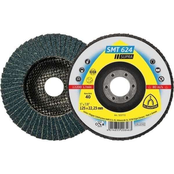 Lamelni brusni disk SMT 624 - fi 180 gr.80 Klingspor - Slika 1