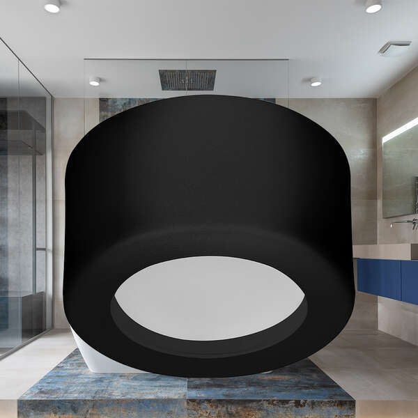 LED Downlighter nadgradni 12W 4000K crni - Slika 2