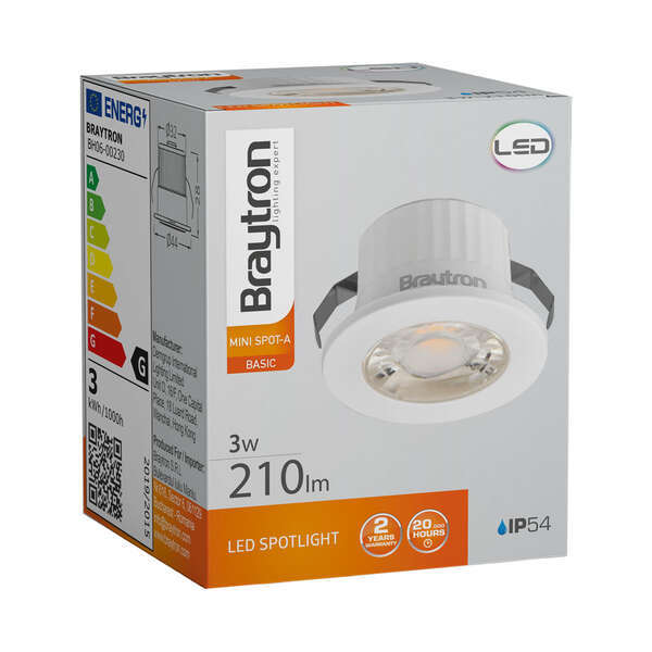 LED minispot svetijlka 3W 6500K bela - Slika 4