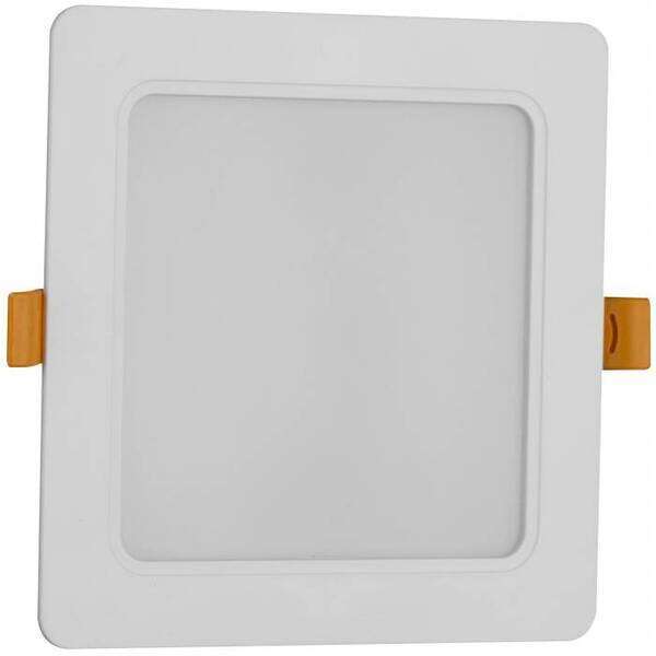 LED panel kvadratni ugradni 12W plastični 3000K - Slika 1