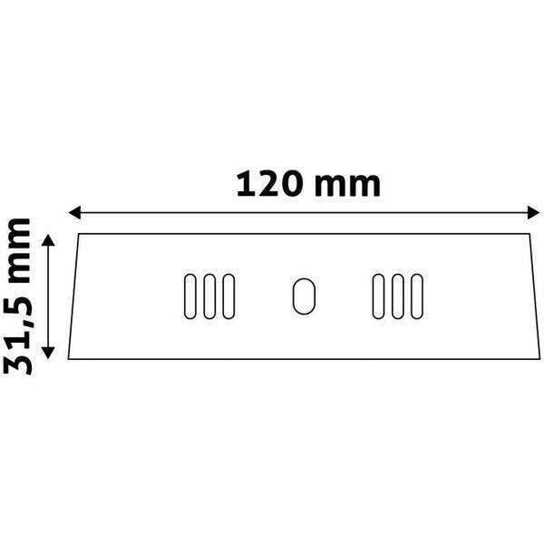 LED panel okrugli nadgradni 6W 410lm alu 6400K - Slika 3