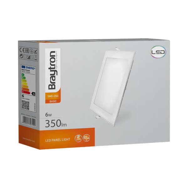 LED panel ugradni 6W, 4INC, 3000K beli - Slika 4