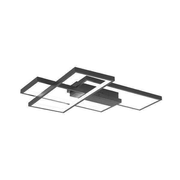 Led plafonjera crna, sa daljinskim upravljanjem 65W-IP20 - Slika 1
