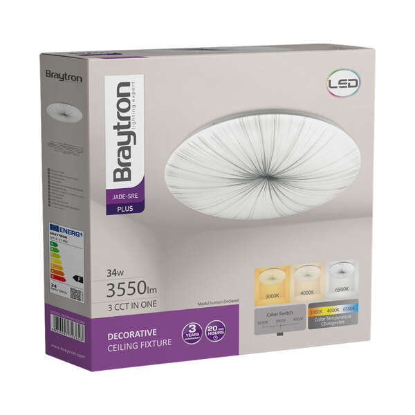 Led plafonjera JADE-SRE 3u1 okrugla 24W - Slika 3