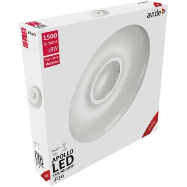 LED plafonjera Oyster Apollo 18W 348x62mm 6400K - Slika 2